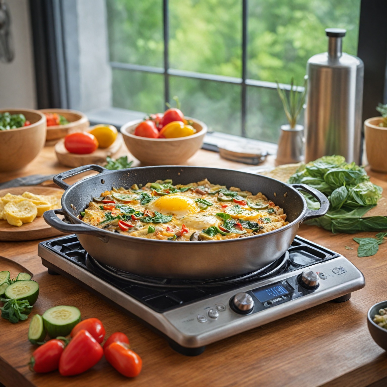 Whip Up a Delicious Veggie Omelette Roll with Ease – Discover My Kitchens Secret!