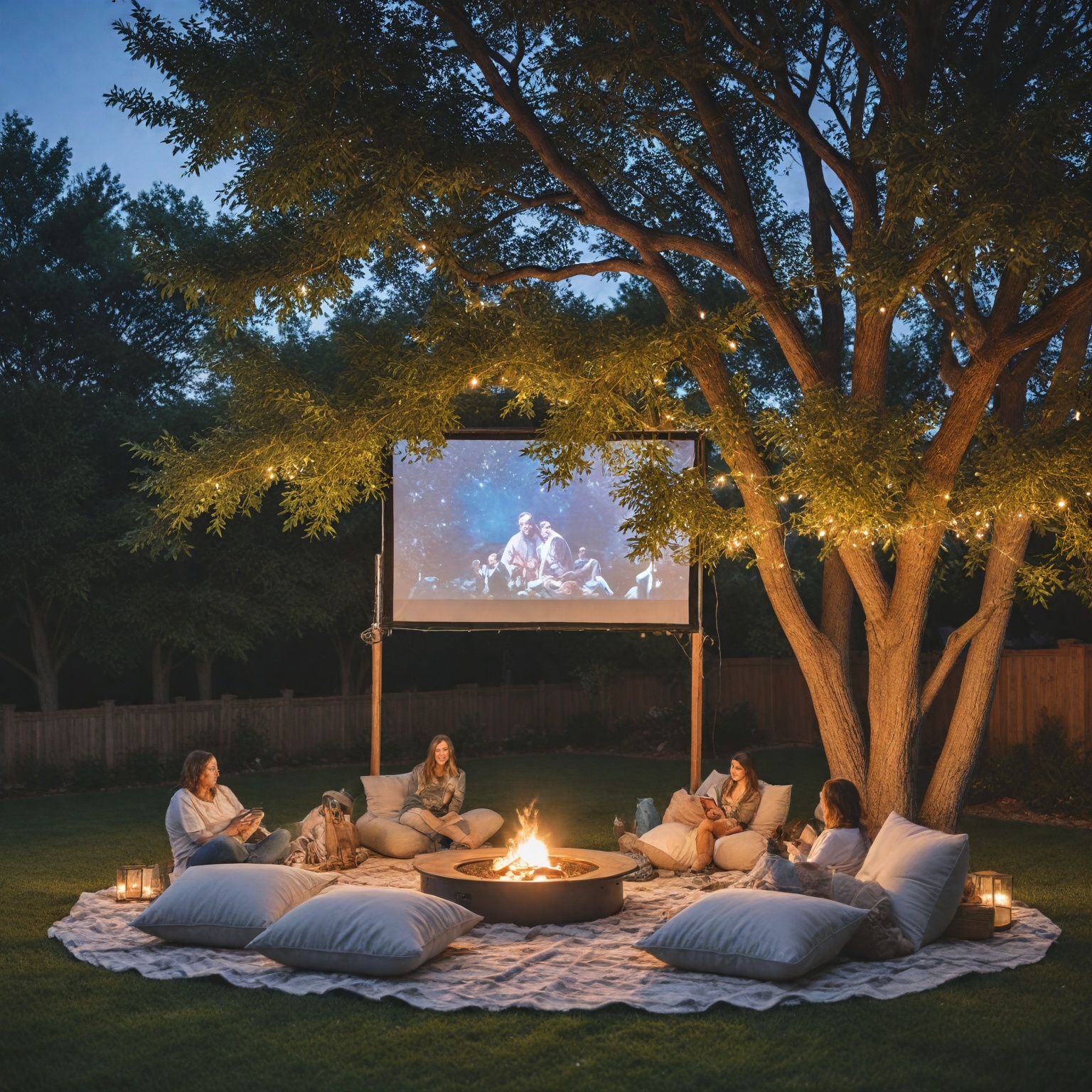 Transform Your Backyard with Affordable Outdoor Movie Night Gear under $200 | Young House Love