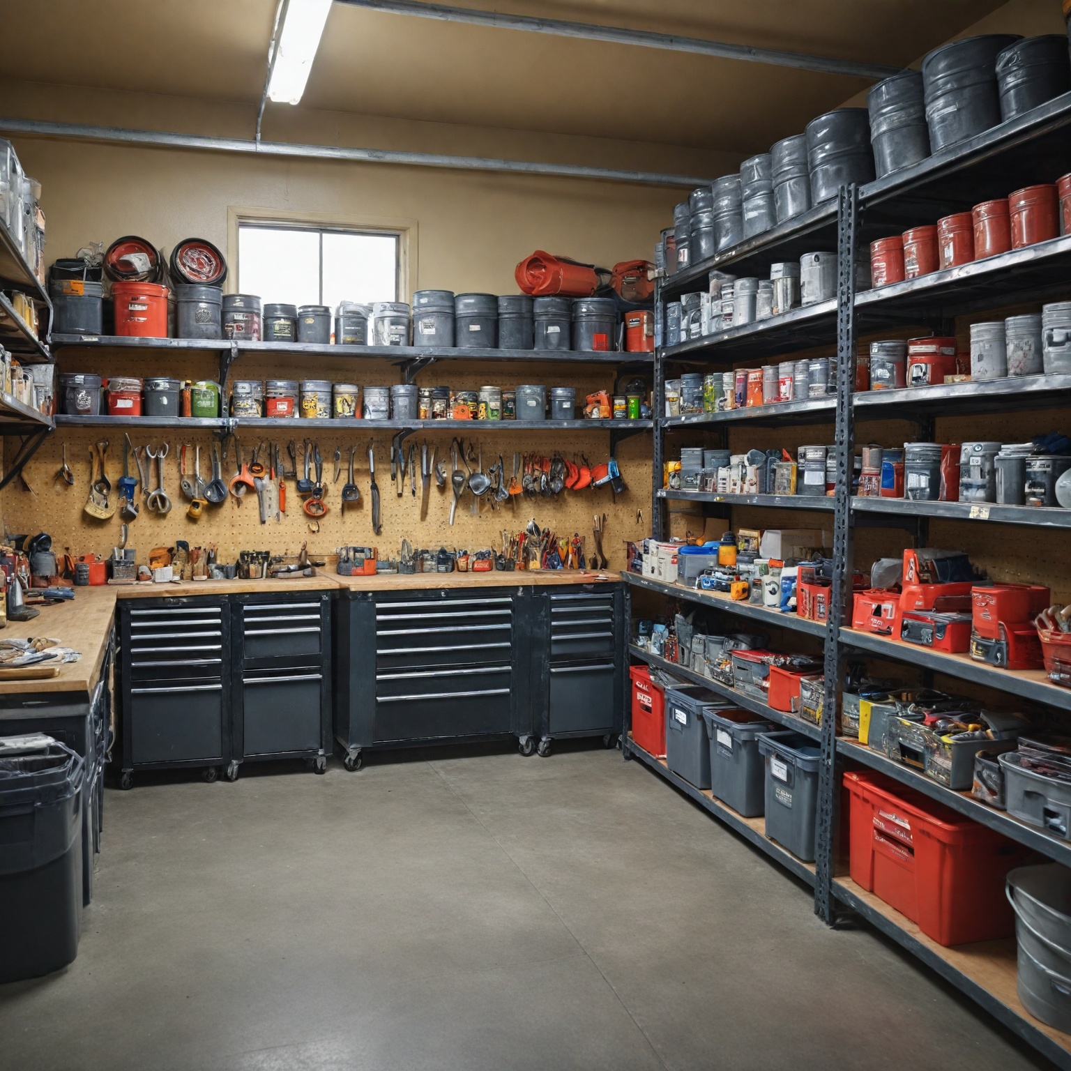 Maximize Your Space with Our Heavy-Duty 77” Garage Storage Shelves – 8500LBS Capacity, 4-Tier Metal Design!