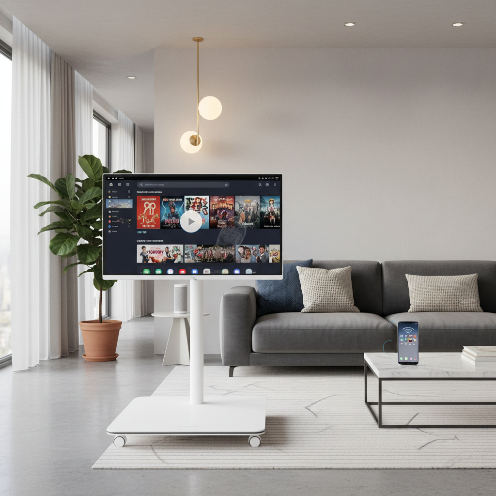 Discover Samsungs All-in-One Mobile Monitor: Your Ultimate TV, Tablet, and Gaming Hub!